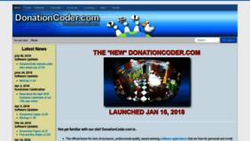 What Donationcoder.com website looked like in 2019 (5 years ago)