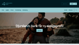 What Djurslandsbank.dk website looked like in 2019 (5 years ago)