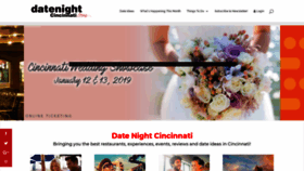 What Datenightcincinnati.com website looked like in 2019 (5 years ago)