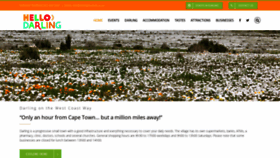What Darlingtourism.co.za website looked like in 2019 (5 years ago)