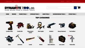 What Dynamitetoolco.com website looked like in 2019 (5 years ago)