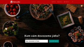 What Damejidlo.cz website looked like in 2019 (5 years ago)