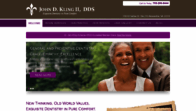 What Drjohnkling.com website looked like in 2019 (5 years ago)