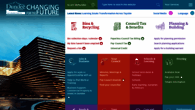 What Dundeecity.gov.uk website looked like in 2019 (7 years ago)