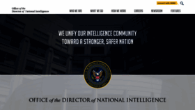 What Dni.gov website looked like in 2019 (5 years ago)