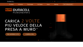 What Duracell.it website looked like in 2019 (5 years ago)