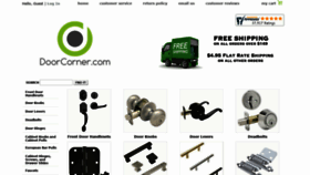 What Doorcorner.com website looked like in 2019 (5 years ago)