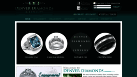 What Denverdiamondsandjewelry.com website looked like in 2019 (5 years ago)