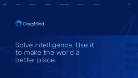 What Deepmind.com website looked like in 2019 (5 years ago)