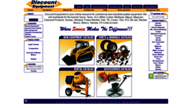 What Discount-equipment.com website looked like in 2019 (5 years ago)