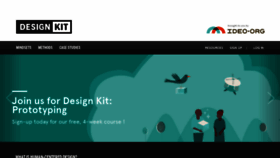 What Designkit.org website looked like in 2019 (5 years ago)