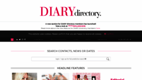 What Diarydirectory.com website looked like in 2019 (5 years ago)