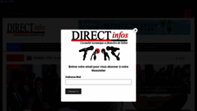 What Directinfosgabon.com website looked like in 2019 (6 years ago)