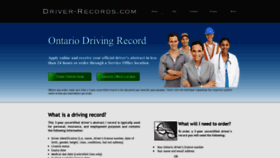 What Driver-records.com website looked like in 2019 (5 years ago)