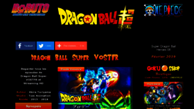 What Dragonballsuper-vostfr.com website looked like in 2019 (5 years ago)
