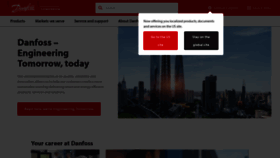 What Danfoss.com website looked like in 2019 (5 years ago)