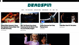 What Deadspin.com website looked like in 2019 (5 years ago)