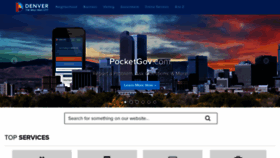 What Denvergov.org website looked like in 2019 (5 years ago)