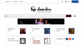 What Dexonline.ro website looked like in 2019 (6 years ago)