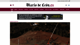 What Diariodeleon.es website looked like in 2019 (5 years ago)