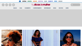 What Dicasdemulher.com.br website looked like in 2019 (5 years ago)