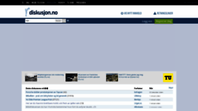 What Diskusjon.no website looked like in 2019 (5 years ago)