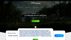 What Disneylandparis.fr website looked like in 2019 (5 years ago)