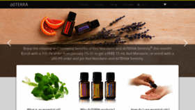 What Doterra.com website looked like in 2019 (5 years ago)