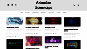 What Disneyscreencaps.com website looked like in 2019 (5 years ago)