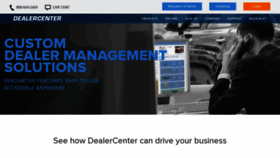 What Dealercenter.com website looked like in 2019 (5 years ago)