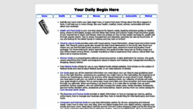 What Dailydb.com website looked like in 2019 (5 years ago)