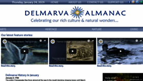 What Delmarva-almanac.com website looked like in 2019 (5 years ago)