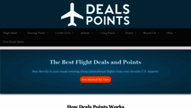 What Dealspoints.com website looked like in 2019 (5 years ago)