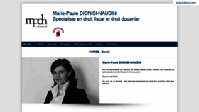 What Dionisi-naudin-avocat.fr website looked like in 2019 (5 years ago)