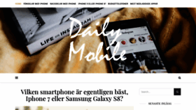 What Dailymobile.se website looked like in 2019 (5 years ago)