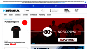 What Dobiegania.pl website looked like in 2019 (5 years ago)