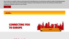 What Dhlparcel.com website looked like in 2019 (5 years ago)