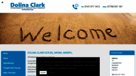 What Dolinaclark.com website looked like in 2019 (5 years ago)