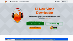 What Dlnowsoft.com website looked like in 2019 (5 years ago)