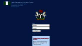 What Dhis2nigeria.org.ng website looked like in 2019 (5 years ago)