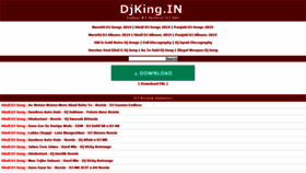 What Djking.in website looked like in 2019 (5 years ago)