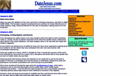What Datejesus.com website looked like in 2019 (5 years ago)