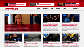 What Dnevnik.ba website looked like in 2019 (5 years ago)
