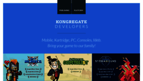 What Developers.kongregate.com website looked like in 2019 (5 years ago)