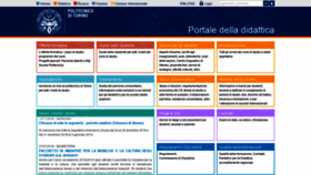 What Didattica.polito.it website looked like in 2019 (5 years ago)