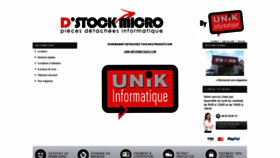 What Dstockmicro.fr website looked like in 2019 (5 years ago)