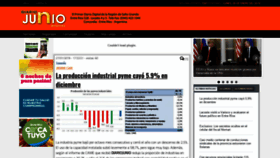 What Diariojunio.com.ar website looked like in 2019 (5 years ago)