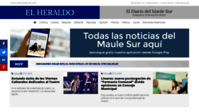 What Diarioelheraldo.cl website looked like in 2019 (5 years ago)