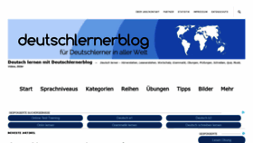 What Deutschlernerblog.de website looked like in 2019 (5 years ago)