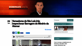 What Domingoscosta.com.br website looked like in 2019 (5 years ago)